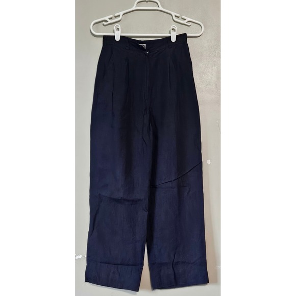 Pants - Vintage 100% Linen Women's Pants – Size 38 – Made in Italy
